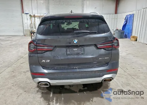 2023 BMW X3 xDrive30I z USA, uszkodzony, nr VIN 5UX53DP09P9P65268